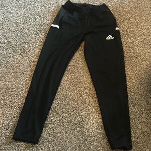 Black Adidas Aeroready sweats. Women small